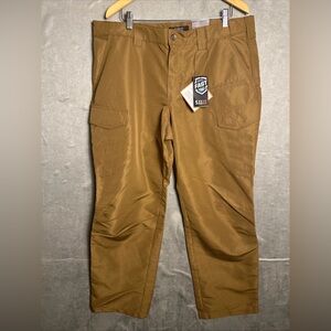 NWT 5.11 Tactical Fast-Tac Cargo Pants Regular Fit Battle Brown Men’s 40x32